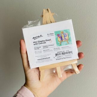 Mont Marte Signature Mini Display Easel with Canvas - 8 x 10cm