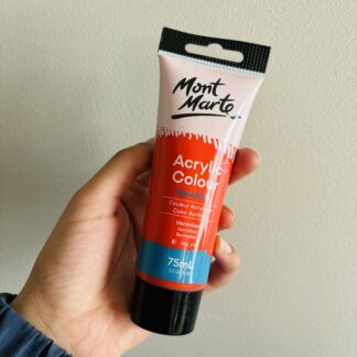 Mont Marte Signature Acrylic Colour 75ml – Vermillion