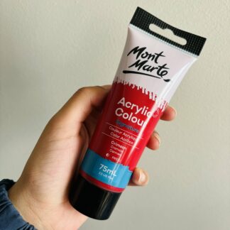 Mont Marte Signature Acrylic Colour 75ml – Crimson
