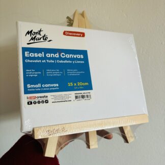 Mont Marte Discovery Easel and Canvas Small 15 x 20cm